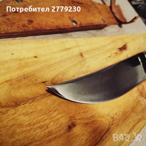 Ловен нож много масивен с дръжка от рог на Елен. Нов!, снимка 4 - Ножове - 49909678