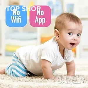 Sainlogic видео бебефон с камера 1080P FHD 5 инчов LCD дисплей, снимка 10 - Столчета за хранене - 49064967