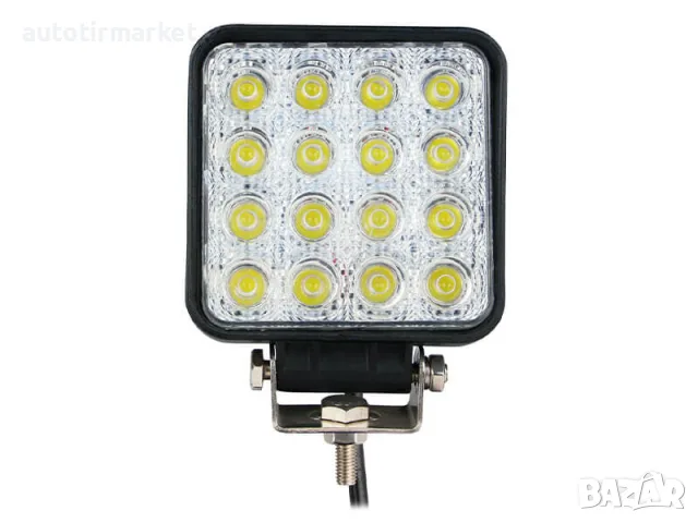 LED Халоген M – tech Work Light тип кубче с 16 диода, снимка 4 - Аксесоари и консумативи - 56053744
