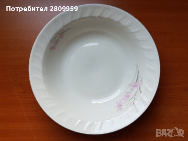 Дълбоки чинии от порцелан на Изида, снимка 3 - Чинии - 37697840