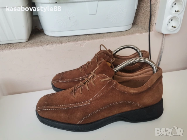 Унисекс модел обувки Roxde 39 н. Естествен велур