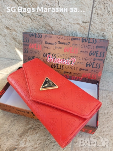 Guess дамска портмоне дамски портфейл код 203, снимка 6 - Портфейли, портмонета - 40063087