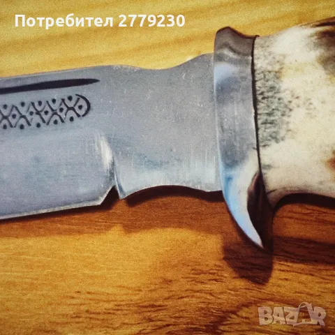 Ловен масивен нож ръчна изработка Нов!, снимка 2 - Ножове - 49966935