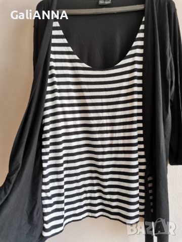 СТРАХОТНА ТУНИКА 2 В 1 РАЗМЕР 2XL-3XL, снимка 4 - Туники - 38574604
