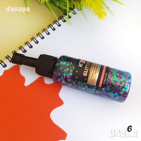 2381 Лепило с брокатени частици Glitter Glue, 50ml, снимка 9 - Ученически пособия, канцеларски материали - 33987026