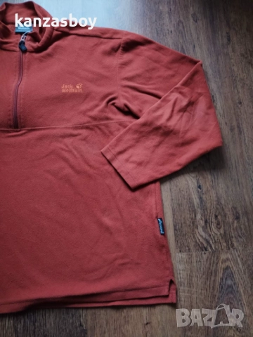 jack wolfskin - страхотен мъжки полар Л, снимка 5 - Блузи - 52897695