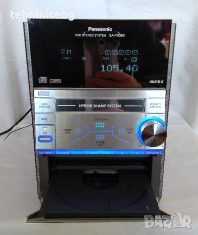 ⭐⭐⭐ Panasonic SA-PM39 ⭐⭐⭐ Система с DVD/CD/MP3 ченджър, RDS тунер, 2 х 70W, снимка 2 - Аудиосистеми - 36370242