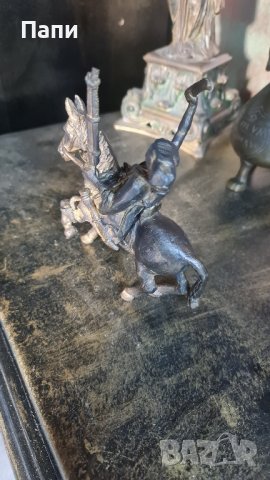 Бронзов африкански войн от средата на 20-ти век., снимка 5 - Други ценни предмети - 42768137