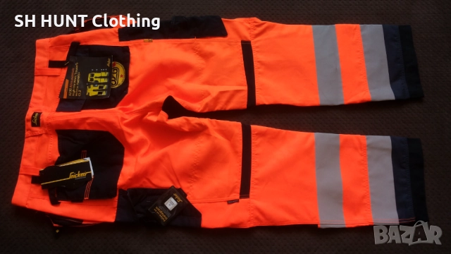 Snickers 6230 Allround Work Craftsman Trousers Hi-Vis Orange размер 54 / XL работен панталон W4-238, снимка 3 - Панталони - 52067770