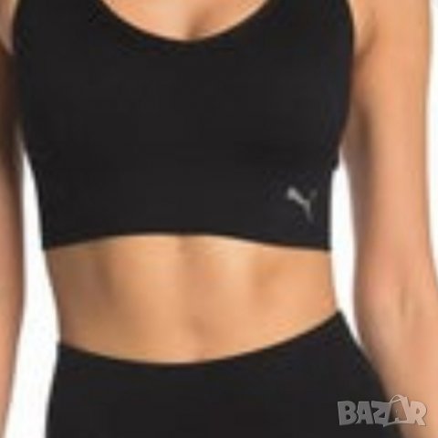 Puma L- Черен оригинален спортен сутиен , снимка 4 - Бельо - 37827764