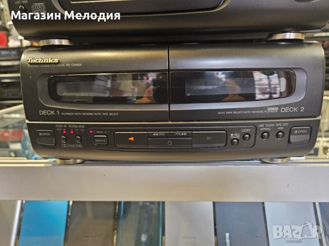 Аудиосистема Technics SE-CH404 Продава се за ремонт или за части. Диска чете, но прескача. Касетите , снимка 9 - Аудиосистеми - 53021522
