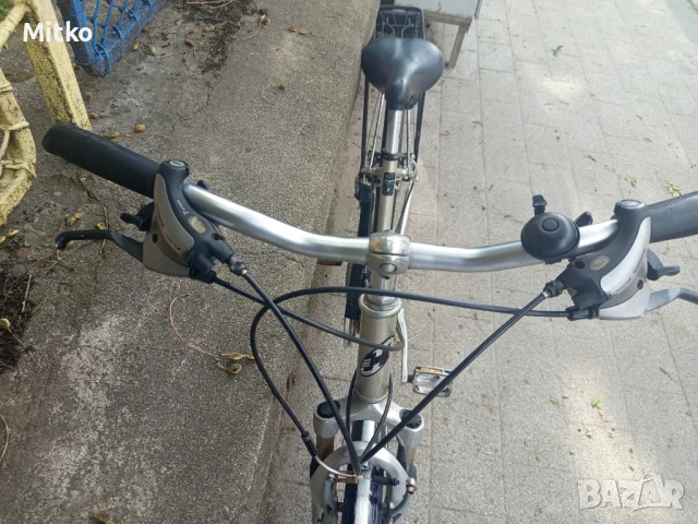 28 цола алуминиев велосипед с 24 скорости палцови команди усилени капли амортисьори предни като нов , снимка 8 - Велосипеди - 50460306