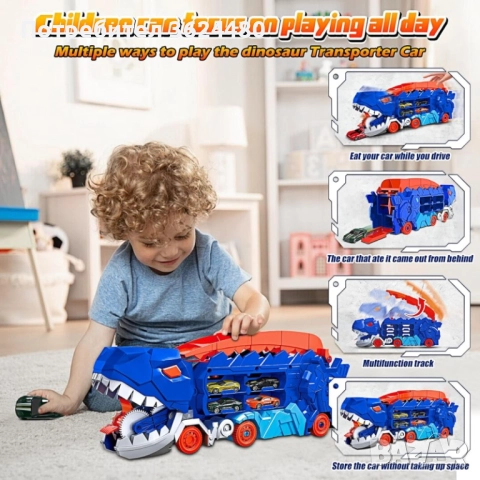  Трансформиращ се Камион Динозавър 4742, снимка 2 - Коли, камиони, мотори, писти - 52541832