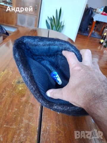 Стара кожена шапка #2, снимка 6 - Антикварни и старинни предмети - 38161331