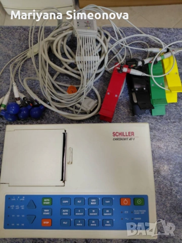 ЕКГ апарат Schiller Cardiovit AT-1 – Отлично състояние, снимка 2 - Друга електроника - 54334205