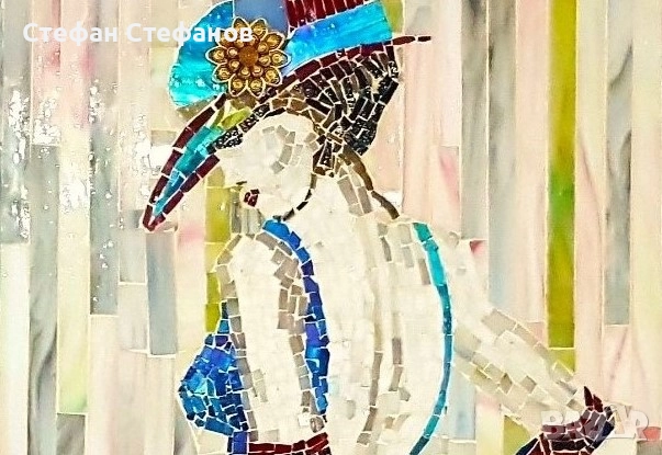 Декоративно пано от стъклена мозайка, снимка 3 - Картини - 51716187