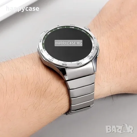 TITAN SPECIAL NO GAP Титаниева верижка каишка за Huawei Watch GT 5 46mm / GT 4 46mm, снимка 2 - Каишки за часовници - 55905455