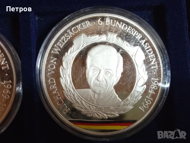 Колекционерски плакети "Президентите на Германия", снимка 12 - Нумизматика и бонистика - 49638569