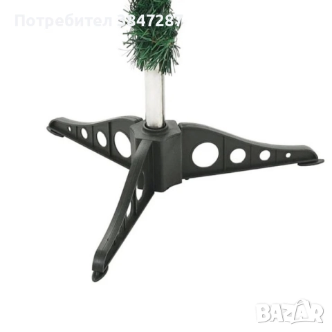 Коледна елха с бели заскрежени връхчета, снимка 4 - Други - 52243020