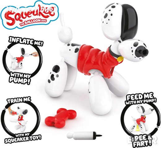 Интерактивно куче балон робот 60 функции звуци движения далматинец, снимка 3 - Електрически играчки - 44259442