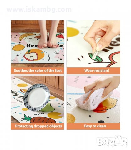 ПЪТЕКА ЗА КУХНЯ ОТ МЕМОРИ ПЯНА ОТ 2 ЧАСТИ - код 2758, снимка 17 - Пътеки - 33919604