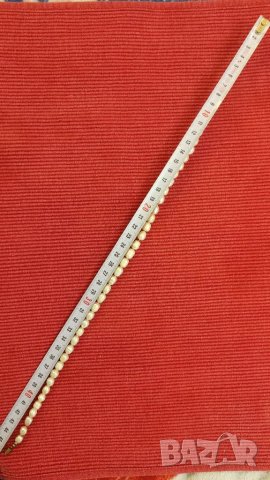 Старо колие, гердан, огърлица от естествени перли. , снимка 8 - Колиета, медальони, синджири - 40696675