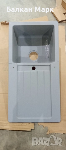 Гранитна кухненска мивка PYRAMIS ZAKO 1B1D – Granite Croma с дефекти 🔹, снимка 9 - Мивки - 52837246