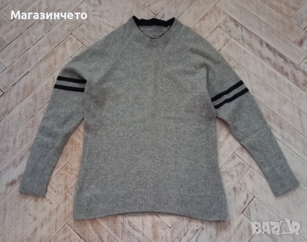 Вълнен пуловер (80% вълна) DINO, размер 158-164, снимка 3 - Детски пуловери и жилетки - 52463133