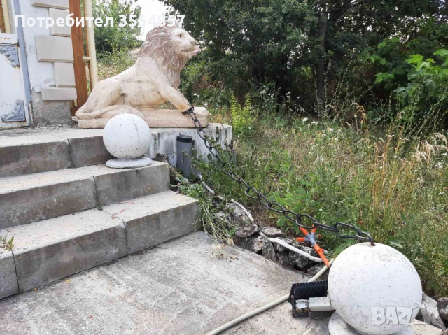 Лъв скулптура, снимка 4 - Декорация за дома - 53888380