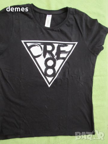 Нова дамска тениска черен цвят размер М