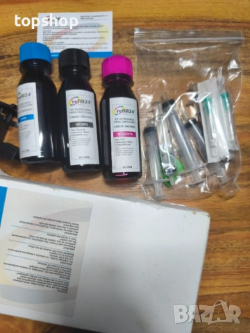 Пълен комплект за зареждане на касети refill24 Refill Set Canon 545 / 546 + Аксесоари, снимка 5 - Консумативи за принтери - 53277126