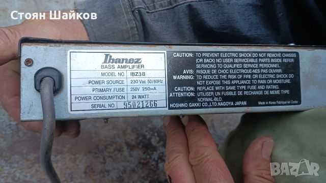 Ibanez ibz3b bass amplifier , снимка 3 - Китари - 54243742