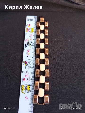 Красива дамска гривна перфектно състояние стилна 38464, снимка 4 - Гривни - 51195464