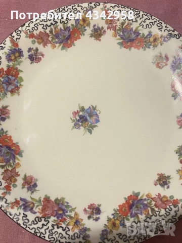 Vohenstrauss. 1960-те. Порцеланова чиния., снимка 2 - Антикварни и старинни предмети - 52382136