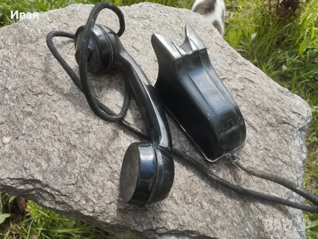 Стар бакелитов домофон , снимка 4 - Антикварни и старинни предмети - 49829851