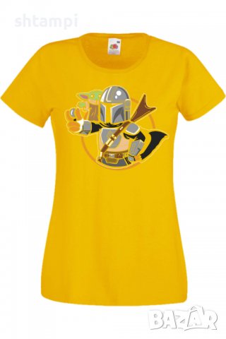 Дамска тениска Star Wars mandalorian baby yoda 2,Филм,Игра,superhero,Изненада,Подарък,Повод,, снимка 9 - Тениски - 37732021