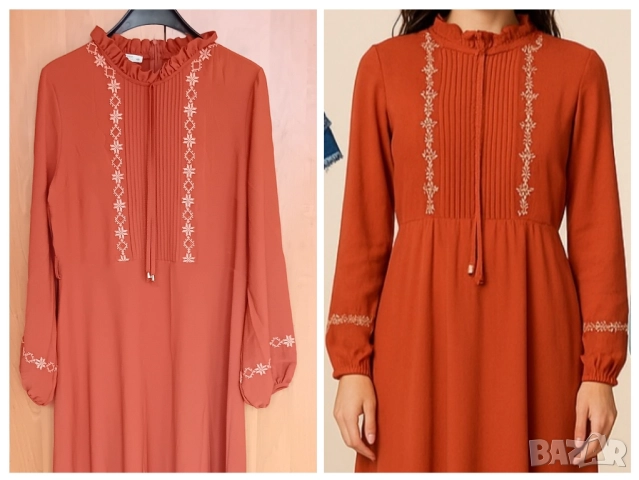 Дълга рокля бохо стил, снимка 14 - Рокли - 47521336