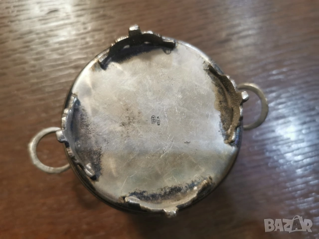 Масивна сребърна чаша, снимка 3 - Антикварни и старинни предмети - 53279681
