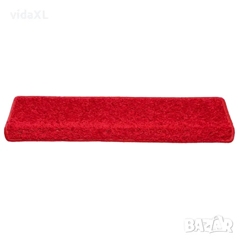 vidaXL Изтривалки за стълби 20 бр. 65x21x4 см червени с правоъгълен кант, снимка 2 - Изтривалки - 56147151