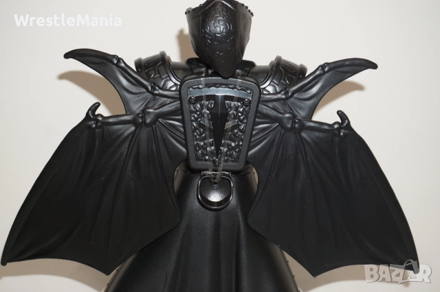Рядка Оригинална Голяма Кеч Фигура На The Undertaker С Изкачащи Черни Крила 30см , снимка 11 - Колекции - 51855545