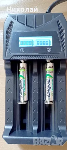 Зарядно устройство за батерии р-р АА, ААА, 18650, 18500, 26650, 14500, 16340, 21700 и други, снимка 3 - Друга електроника - 50273257
