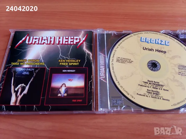 URIAH HEEP 2 in 1 David Byron/Ken Hensley матричен диск