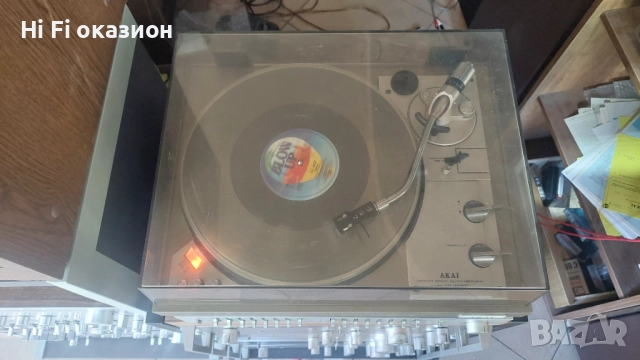 Грамофон AKAI AP-206C директ драйв, снимка 6 - Грамофони - 51755508