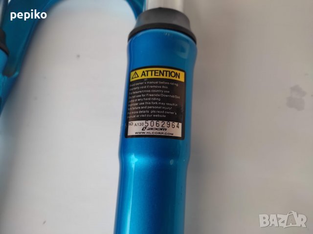 Продавам колела внос от Германия амортисьорна вилка ZOOM BLUE 24 цола за дискови спирачки, снимка 8 - Части за велосипеди - 38948501