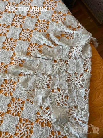 Ръчно бродирана кувертюра., снимка 6 - Декорация за дома - 52232312