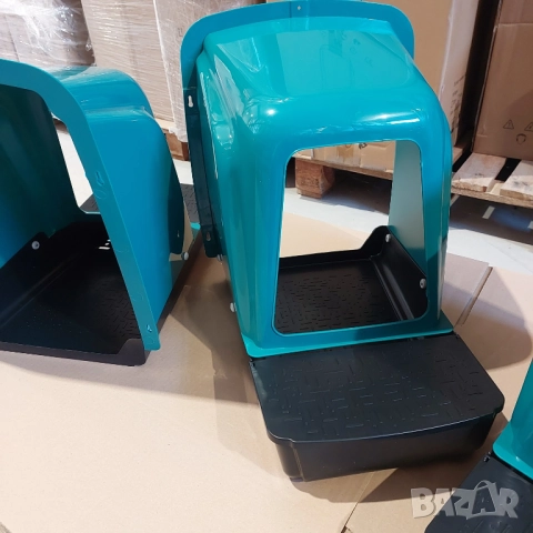 Гнезда за кокошки - комплект 5 броя / Наклонен полог за кокошки с колектор за яйца , снимка 10 - За птици - 52286342