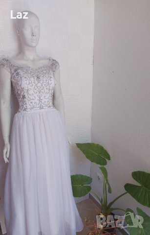 сватбена булчинска рокля със собствен обем и сияещ гръб, снимка 3 - Сватбени рокли - 27190033
