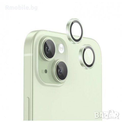 Ринг протектор за Камера iPhone 15 Plus Зелен