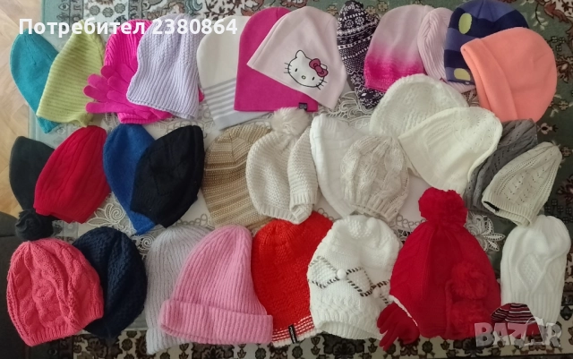 Нови шапчици за момиченца 