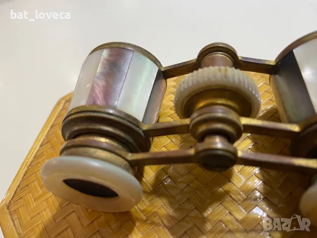 Стар  театрален бинокъл със седеф Carpentier Jumelle, снимка 3 - Антикварни и старинни предмети - 48597156